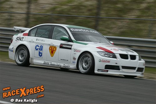Zanardi in BMW tijdens tests op CPZ